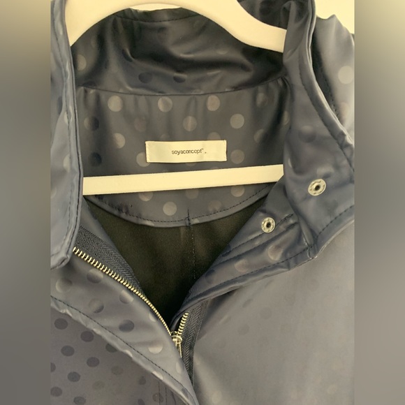Soyaconcept Alexa Print Rain jacket polka dot waterproof coat - Picture 2 of 15